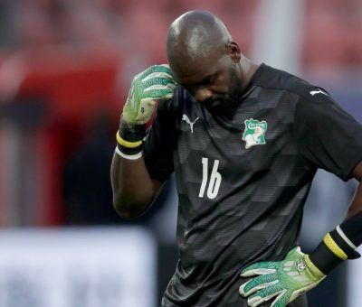 Ivory Coast Goalkeeper Gbohouo,  Banned