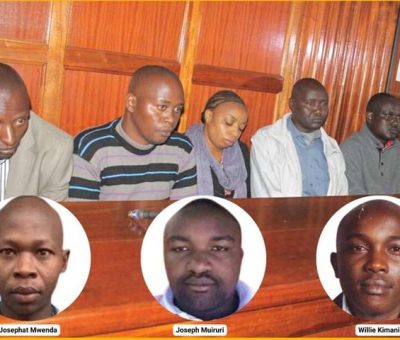 Policeman Fredrick Leliman sentenced to death and two others for killing lawyer Willie Kimani