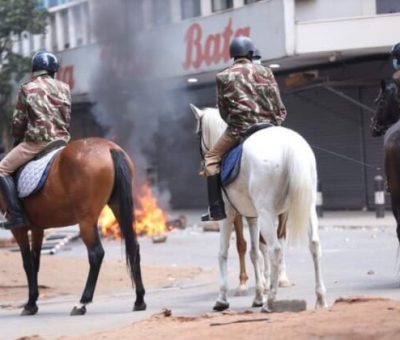 Raila leads protests in Nairobi