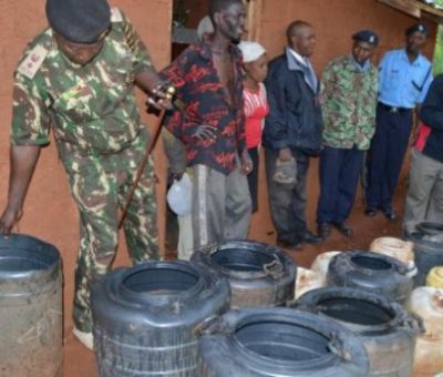 The Police in laikipia pledge to intensify their efforts to combat illicit brew