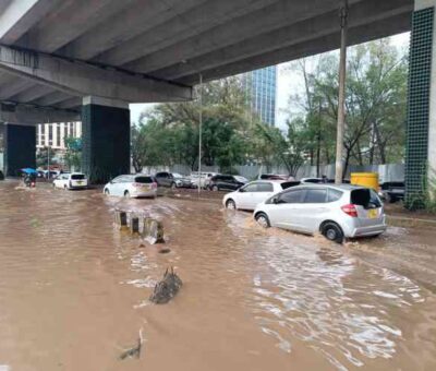 Floods Experienced In Most Parts Of Nairobi Due To Heavy Rains