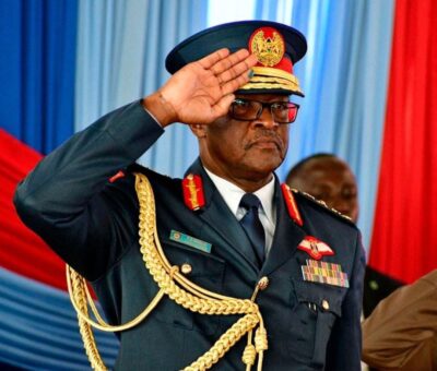 Chief of Defence Forces Francis Ogolla Dies In The KDF Plane Crash