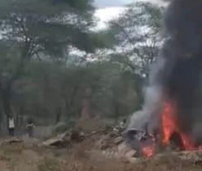 KDF Chopper Crashes In Cheptulel-Kaben Border